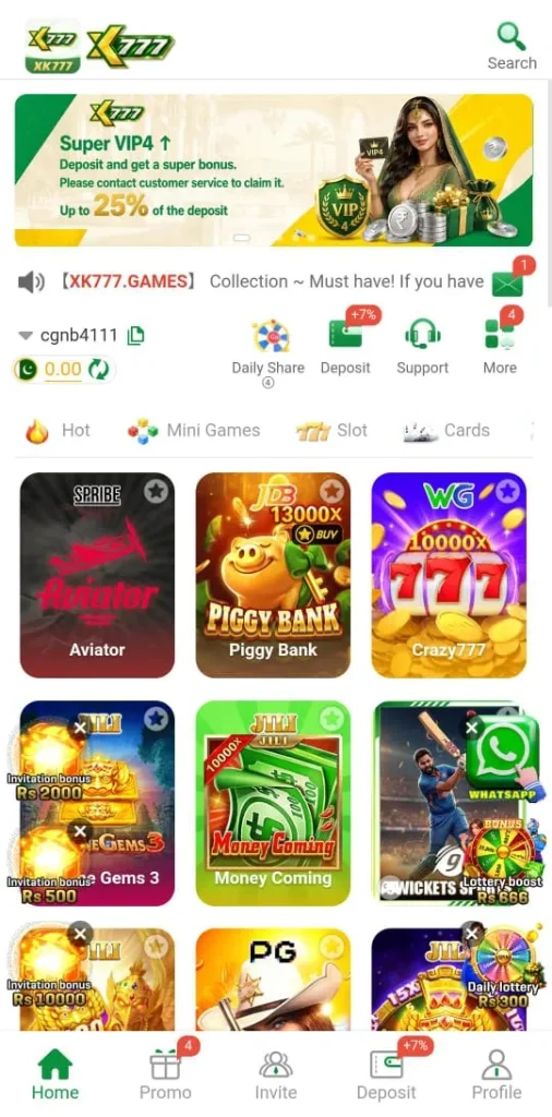 XK777 Game