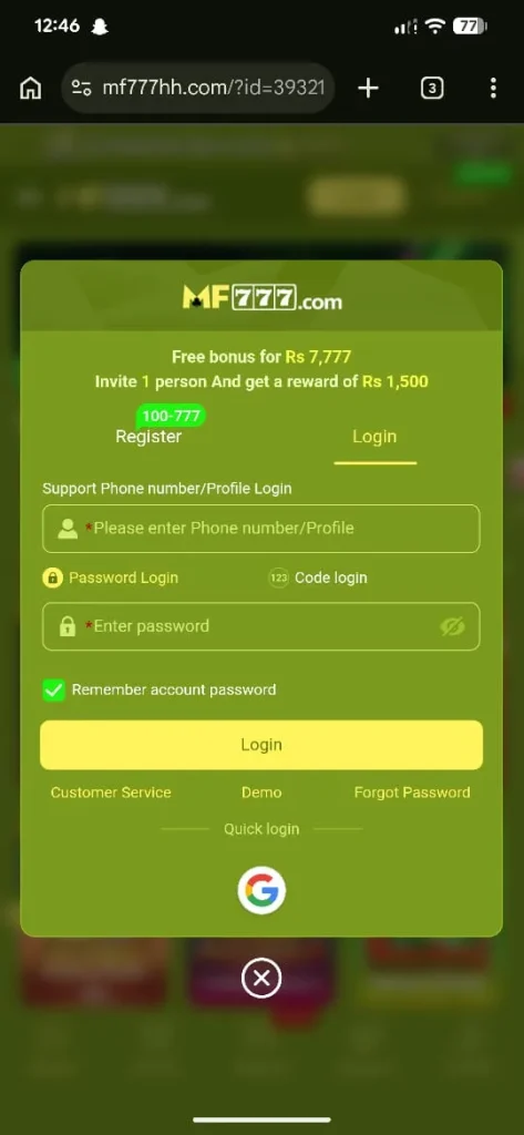 MF777 APK