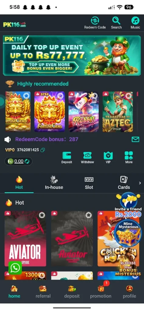 PK116 Game